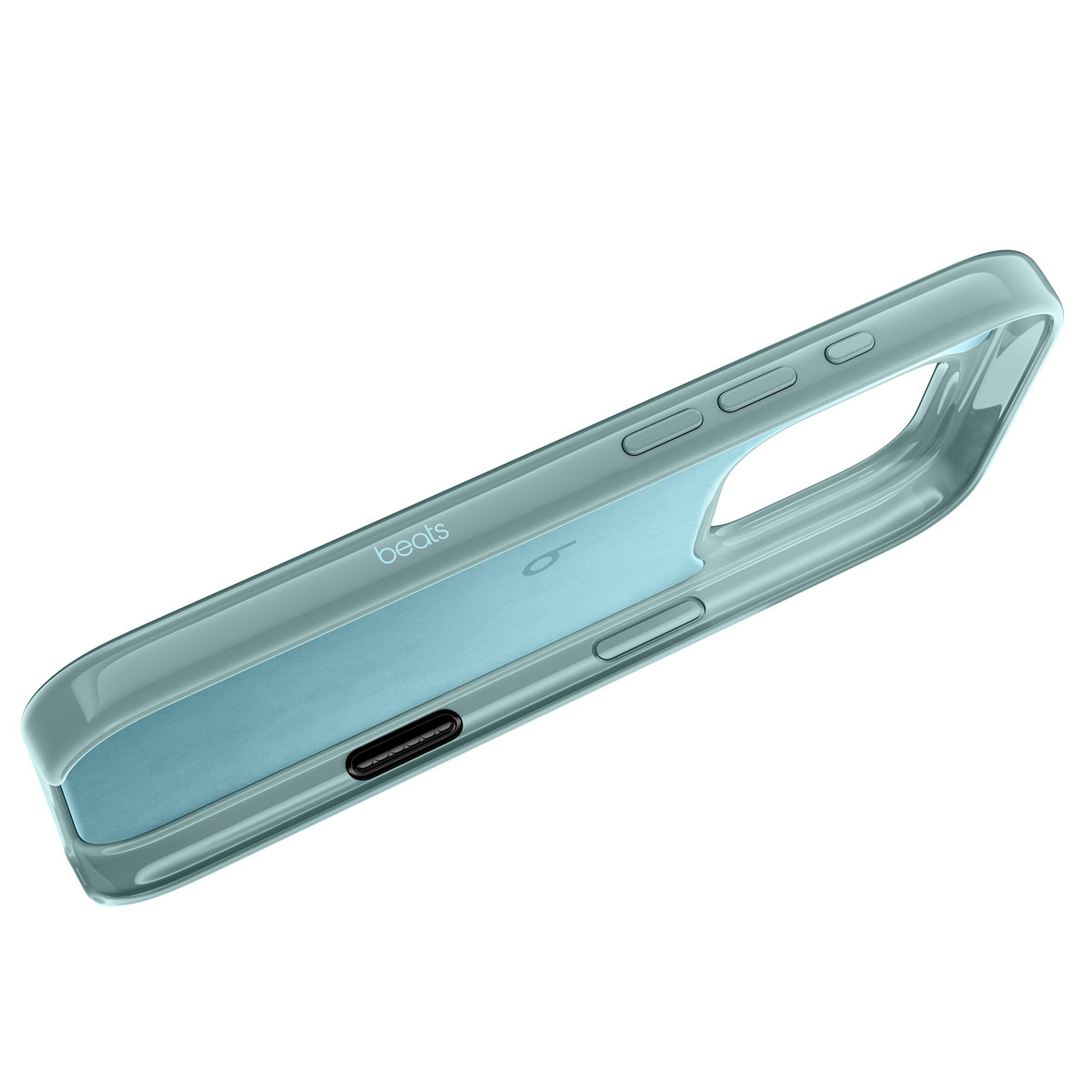 Чехол с поддержкой MagSafe Beats для iPhone 16 Pro Max (Голубой | Riptide Blue)