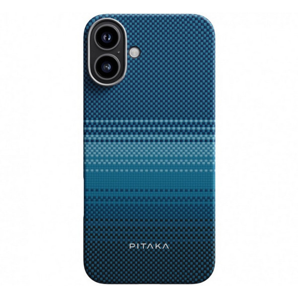 Чехол Pitaka Tactile Woven Case для iPhone 16 - Moonrise (KI1601M)