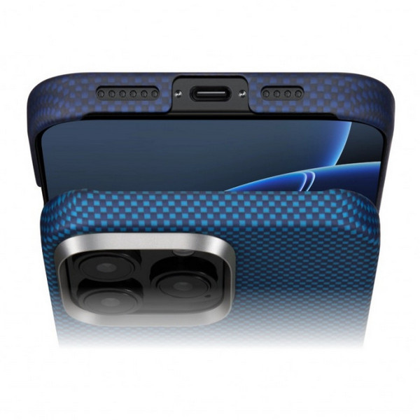 Чехол Pitaka Tactile Woven Case для iPhone 16 - Moonrise (KI1601M)