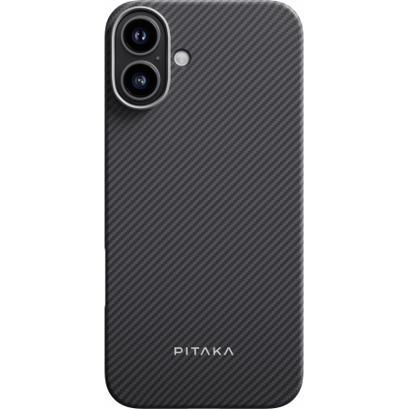 Чехол Pitaka Ultra-Slim Case для iPhone 16, черный
