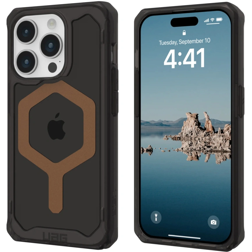Чехол с поддержкой MAGSAFE Uag Plyo для iPhone 15 Pro Max, цвет  Черный