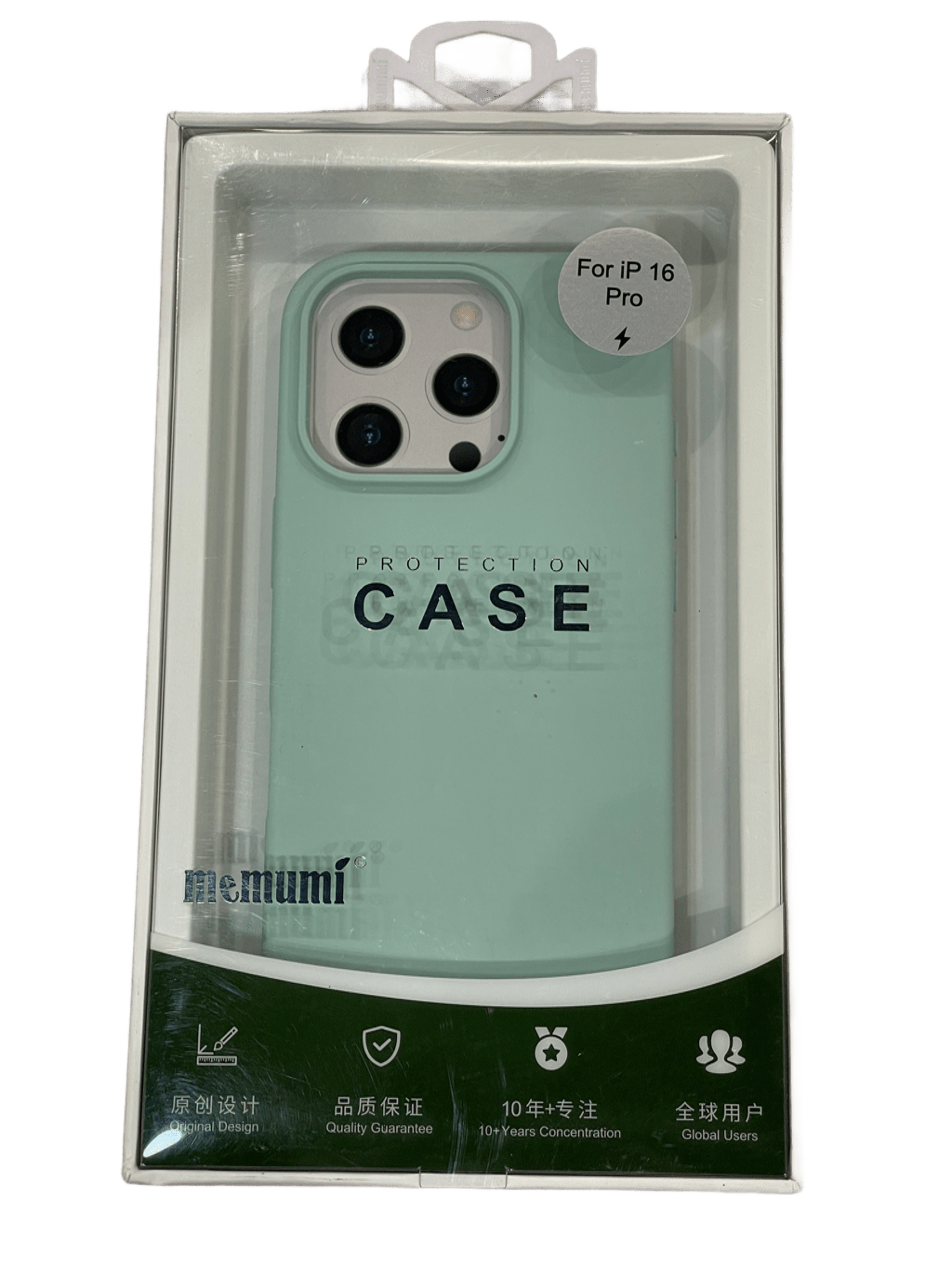 Чехол Memumi Protection для iPhone 16 Pro Max Бирюзовый