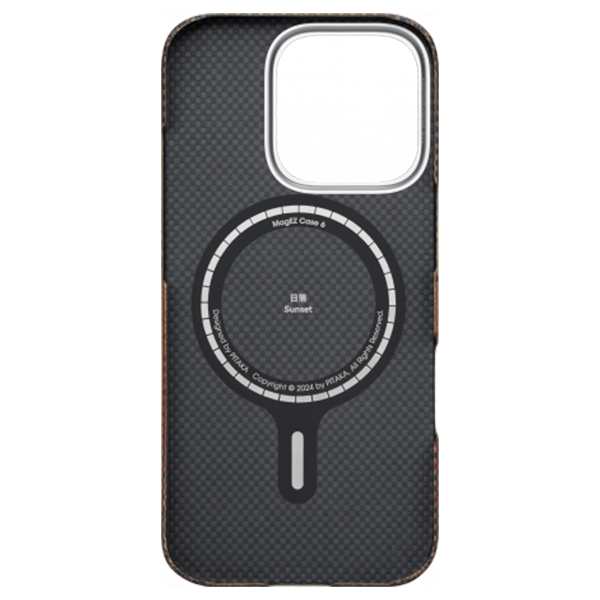 Чехол Pitaka Tactile Woven case для iPhone 16 - Sunset