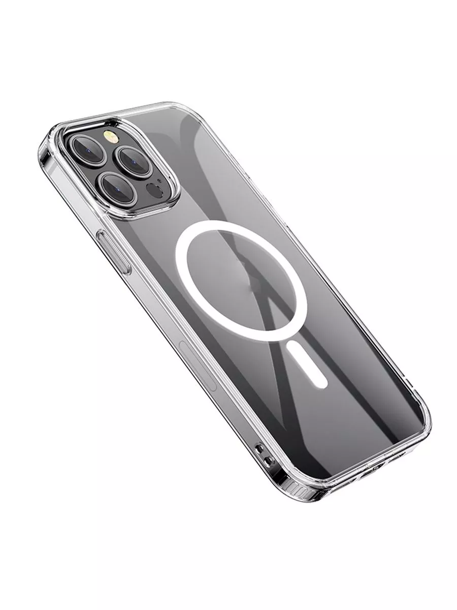 Чехол Hoco  Magnetic Smartphone CASE для iPhone 15 Pro Max Прозрачный