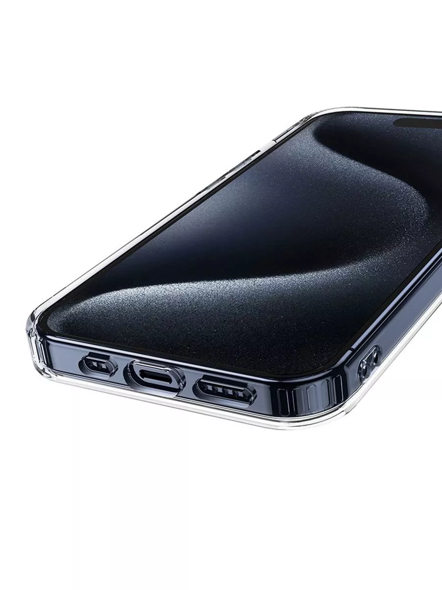 Чехол Hoco  Magnetic Smartphone CASE для iPhone 15 Pro Max Прозрачный
