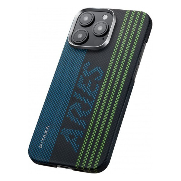 Чехол PITAKA Aries Tactile Woven Case для iPhone 16 Pro Max 6.9", принт Credit card