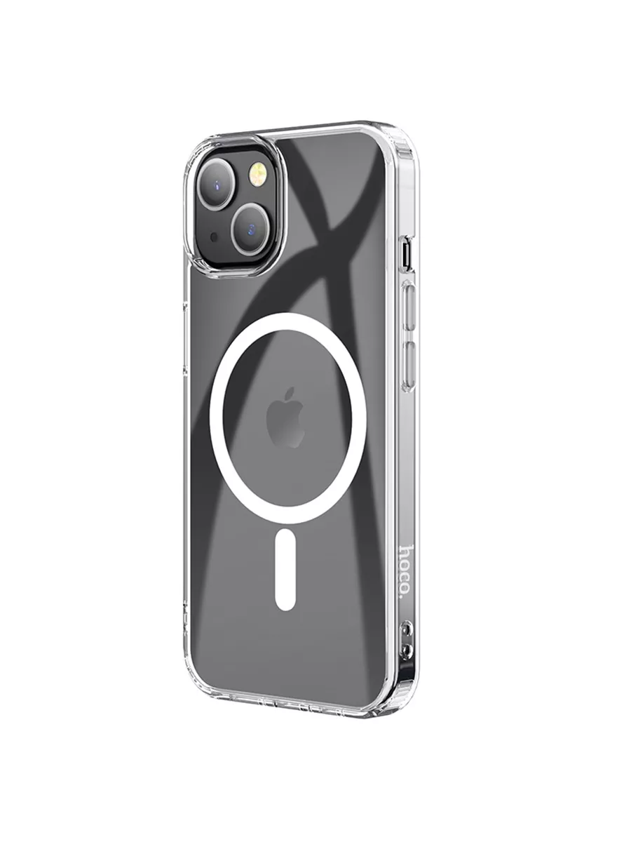 Чехол Hoco  Magnetic Smartphone CASE для iPhone 15 Plus Прозрачный