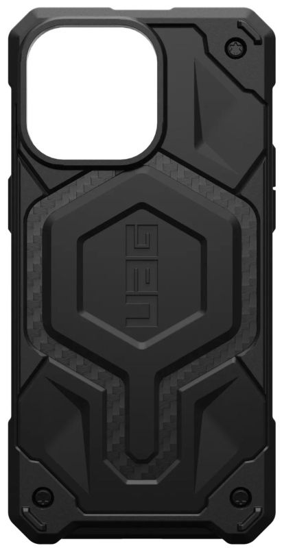 Чехол с поддержкой MAGSAFE Uag Monarch Pro для iPhone 15 Pro Max, цвет  карбон