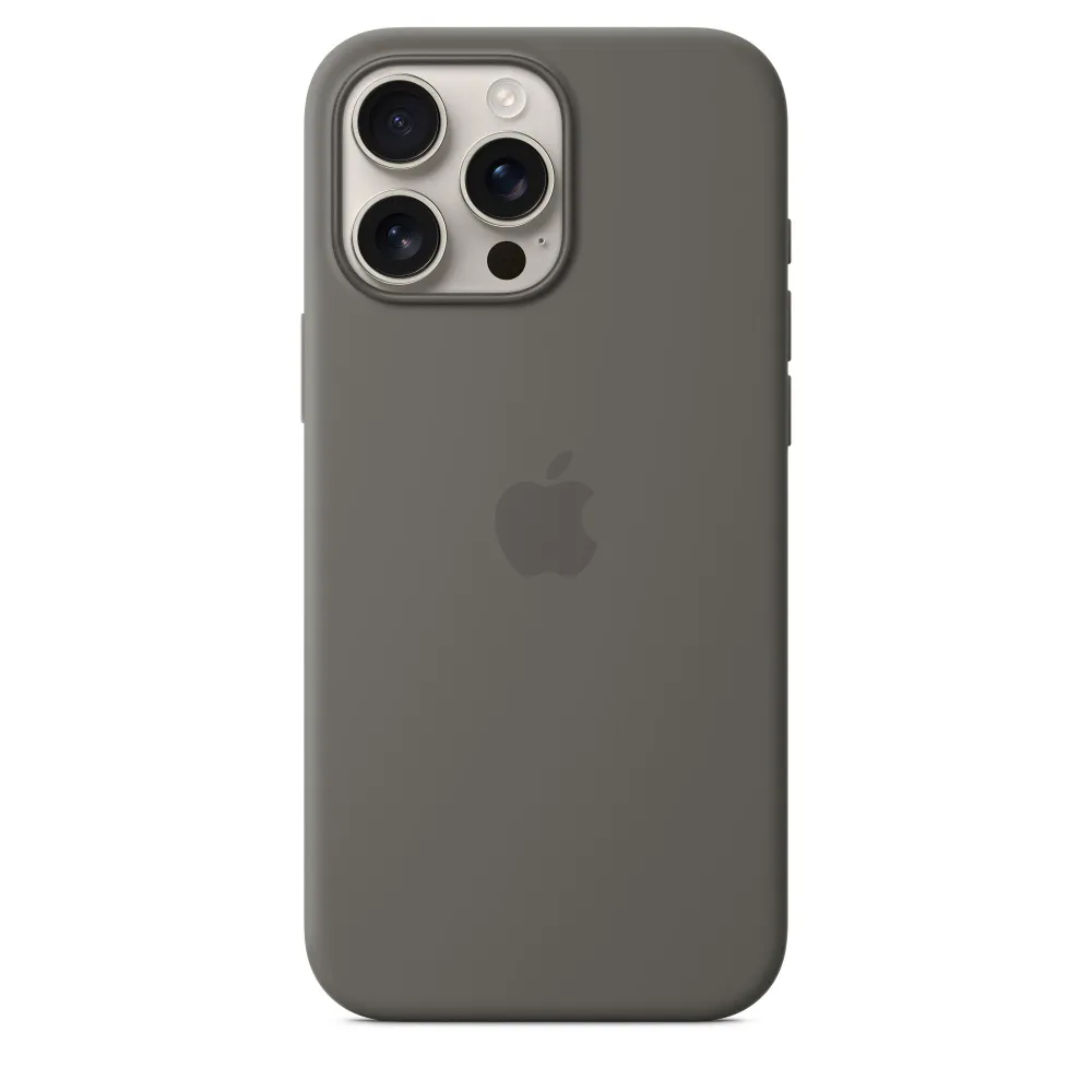 Чехол Apple для iPhone 16 Pro Max Silicone with MagSafe Stone Grey