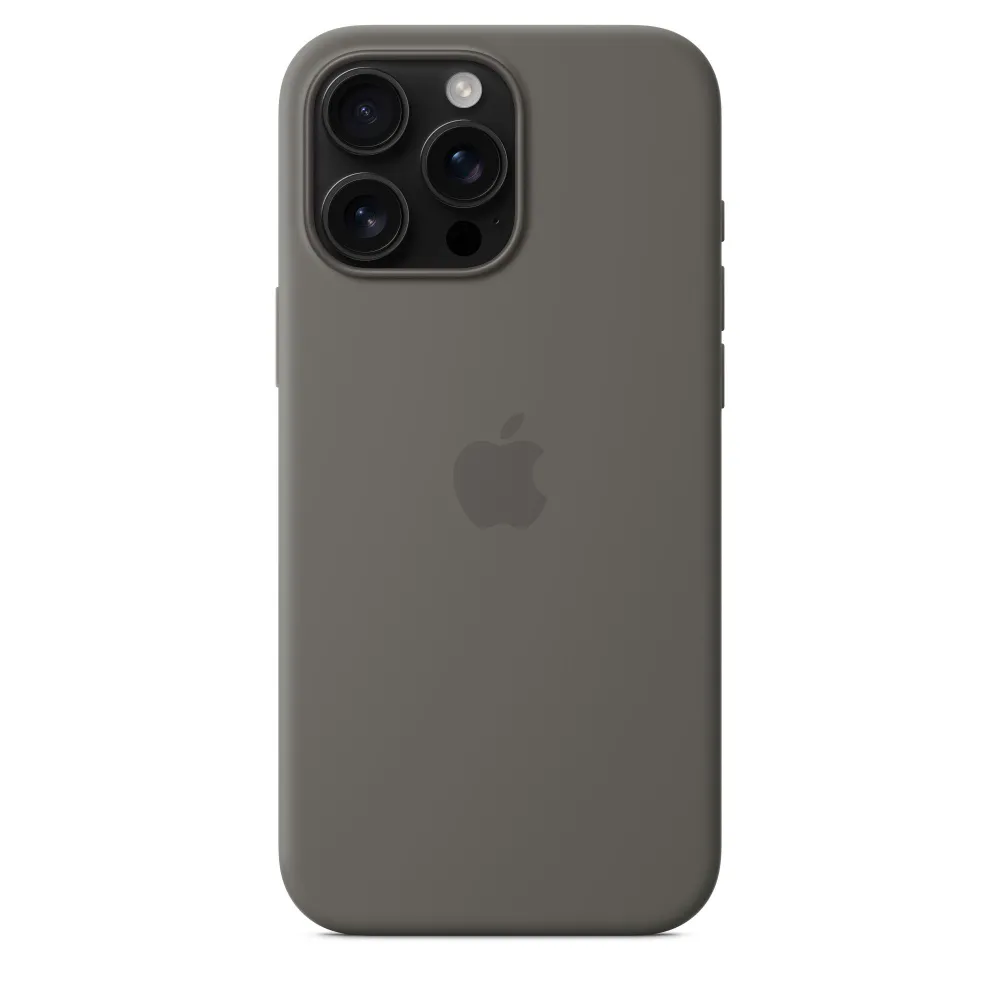Чехол Apple для iPhone 16 Pro Max Silicone with MagSafe Stone Grey