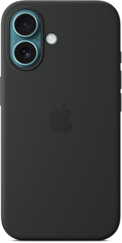 Чехол Apple для iPhone 16 Silicone with MagSafe, черный