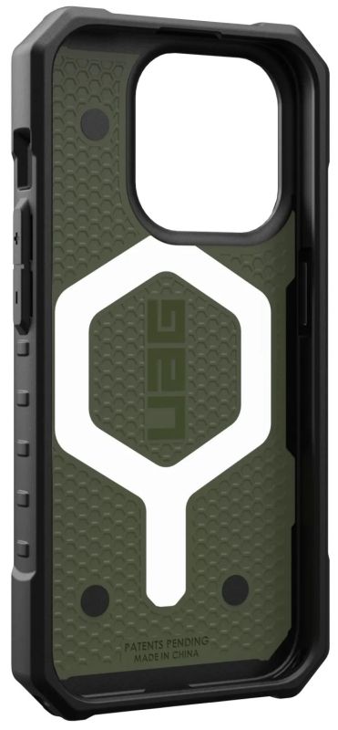 Чехол UAG Pathfinder MagSafe для iPhone 15 Pro Max, Оливковый