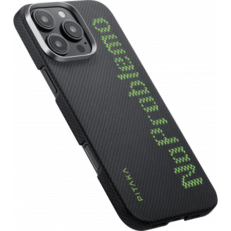 Чехол PITAKA Aries Tactile Woven Case для iPhone 16 Pro Max, принт NoProblemo