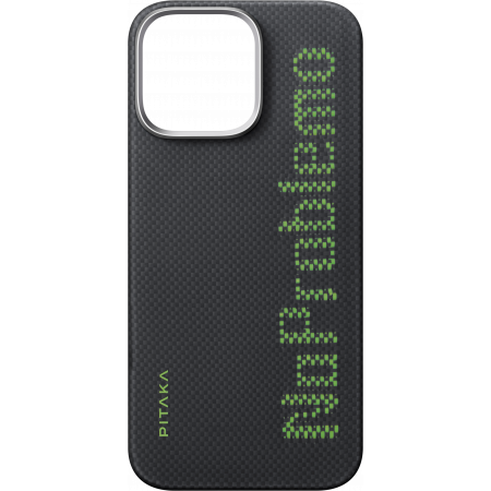 Чехол PITAKA Aries Tactile Woven Case для iPhone 16 Pro Max, принт NoProblemo