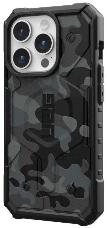 Чехол UAG Pathfinder MagSafe для iPhone 15 Pro Max, Темный камуфляж