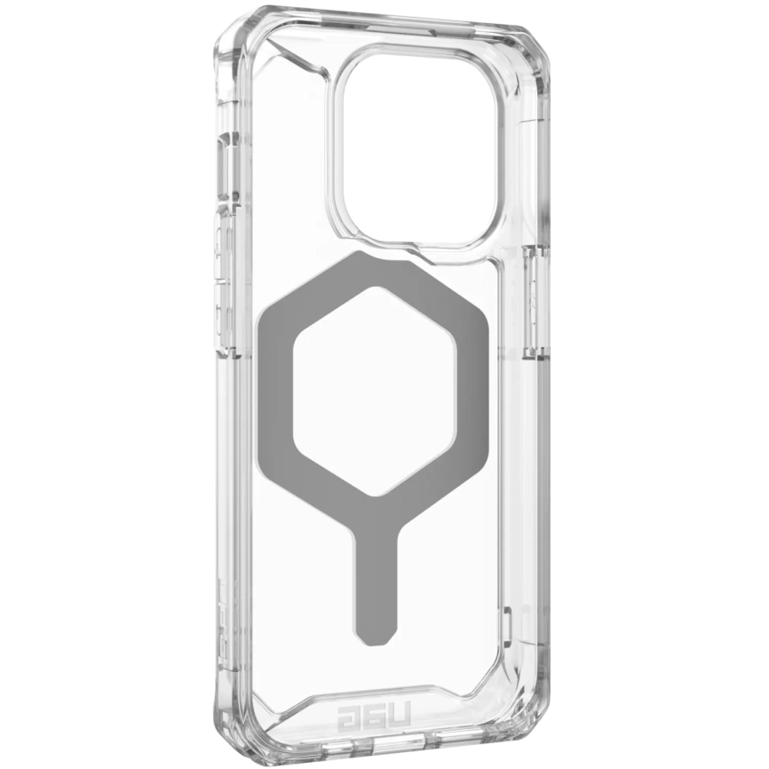 Чехол с поддержкой MAGSAFE Uag Plyo для iPhone 15 Pro Max, цвет  серебристый