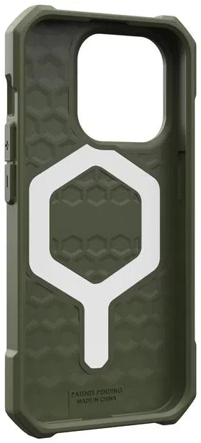 Чехол с поддержкой MAGSAFE UAG Essential Armor для iPhone 15 Pro, цвет  Оливковый