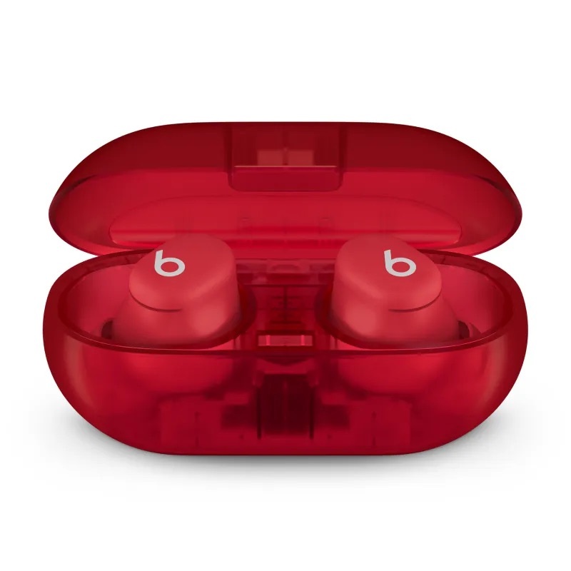 Беспроводные наушники Beats Solo Buds Прозрачный красный