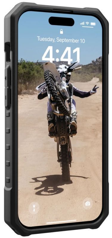 Чехол с поддержкой MAGSAFE Uag Pathfinder для iPhone 15 Pro, цвет  Серебро