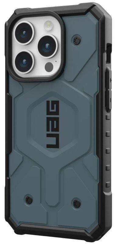Чехол UAG Pathfinder MagSafe для iPhone 15 Pro Max, Голубой