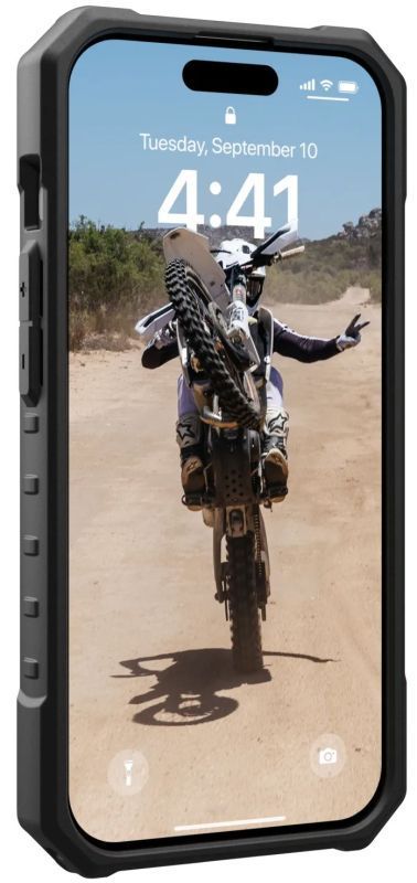 Чехол UAG Pathfinder MagSafe для iPhone 15 Pro Max, Голубой