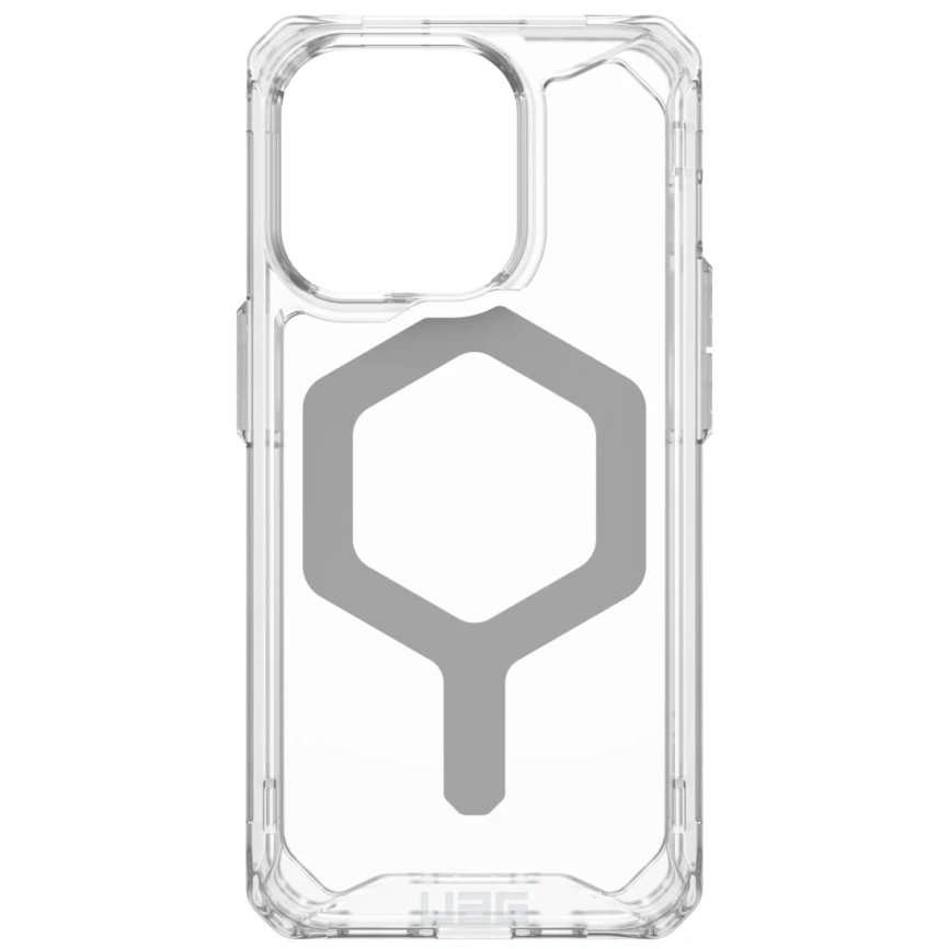 Чехол с поддержкой MAGSAFE Uag Plyo для iPhone 15 Pro, цвет  серебристый
