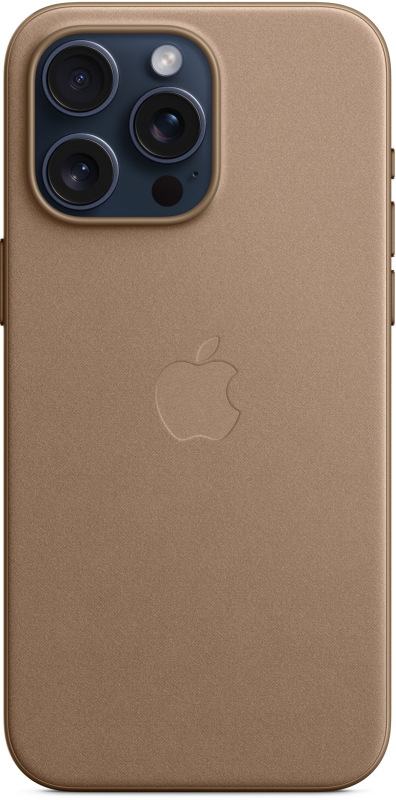 Чехол Apple MagSafe FineWoven для iPhone 15 pro светло-коричневый - MT4J3