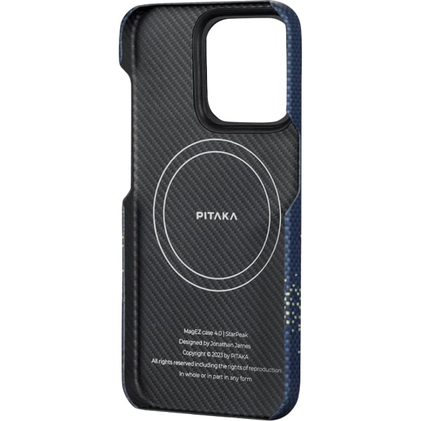 Чехол Pitaka StarPeak MagEZ 4 для iPhone 15 (6.1"), Milky Way Galaxy, Кевлар