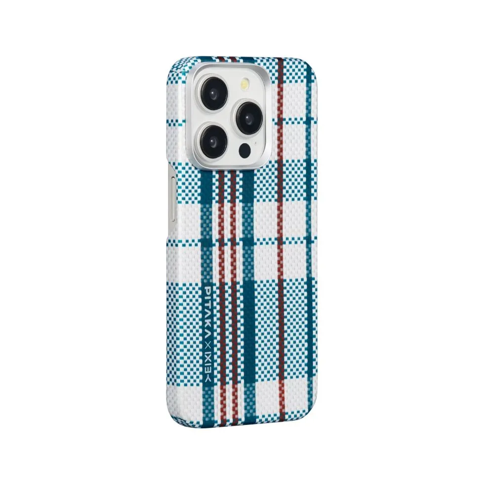 Чехол Pitaka MagEZ Case 5 для iPhone 15 Pro red-white-blue