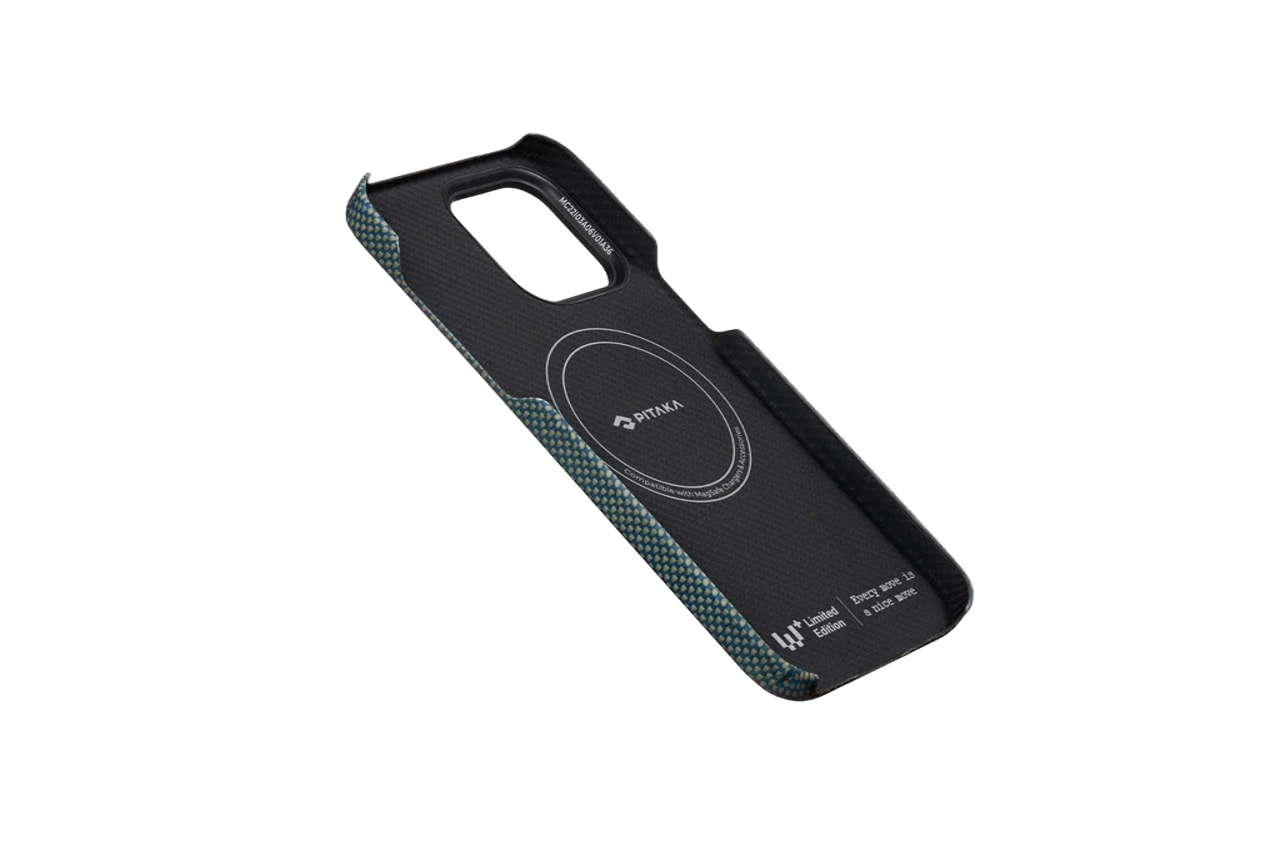 Чехол PITAKA Pixel Game для iPhone 14 Pro MAX, голубой (Pixel Game) 600D