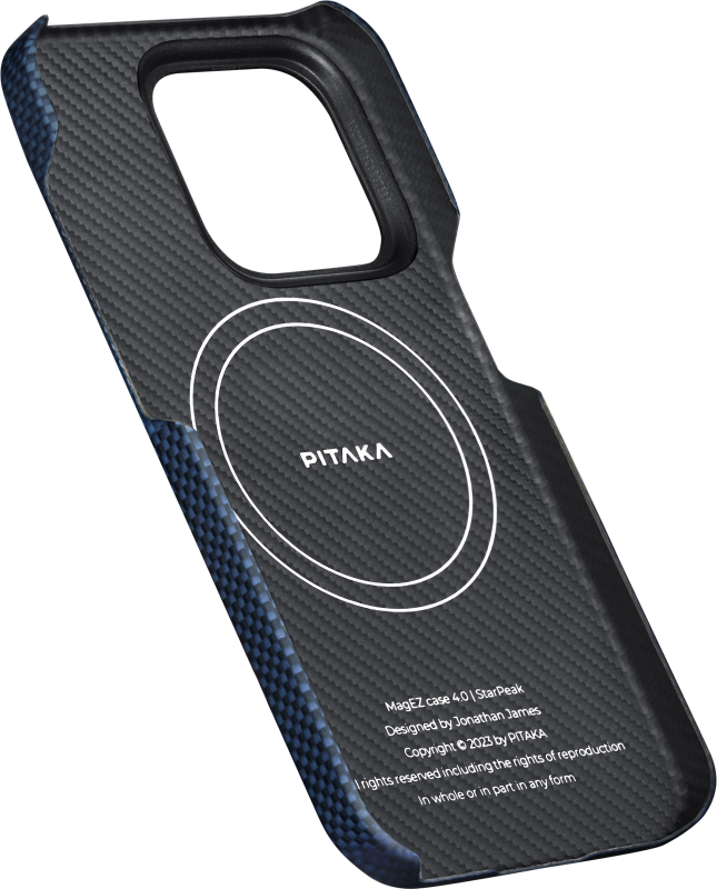 Чехол Pitaka MagEZ 4 StarPeak для iPhone 15 Pro Max, Кевлар, Over The Horizon