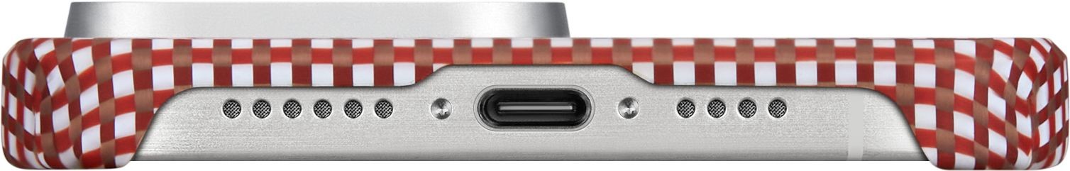 Чехол Pitaka MagEZ Case 5 для iPhone 15 Pro Красный