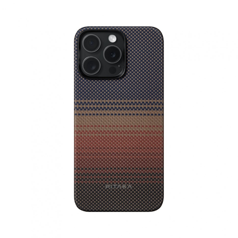 Чехол Pitaka Fusion Weaving MagEZ 5 для iPhone 15 Pro Max Sunset