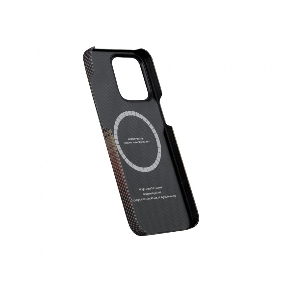 Чехол Pitaka Fusion Weaving MagEZ 5 для iPhone 15 Pro Max Sunset