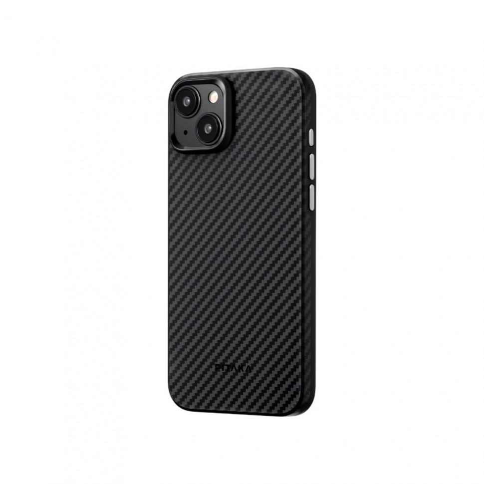 Чехол PITAKA MagEZ Case Pro 4 для iPhone 15 черно-серый 1500D (KI1501MMP)