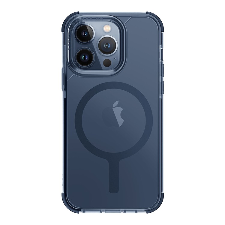 чехол Uniq для iPhone 15 Pro  Combat AF Smoke Blue (MagSafe)