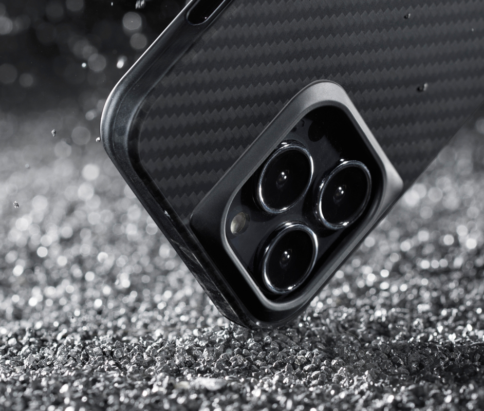 Чехол Pitaka MagEZ Pro 3 для iPhone 14 Pro, Кевлар, черно-серый