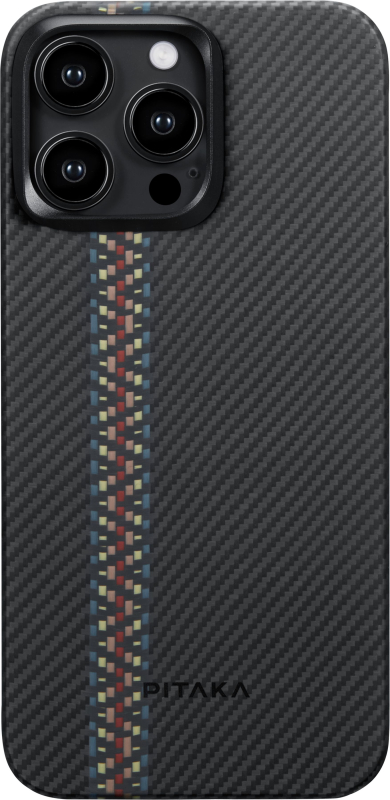 Чехол Pitaka Fusion Weaving MagEZ Case 4 для iPhone 15 Pro, рапсодия