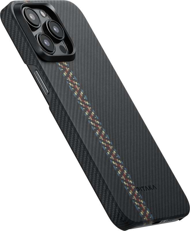 Чехол Pitaka Fusion Weaving MagEZ Case 4 для iPhone 15 Pro, рапсодия