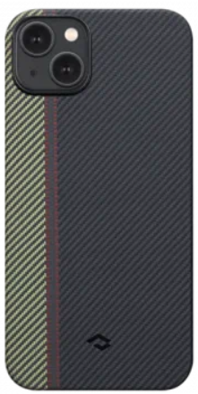 Чехол PITAKA Fusion Weaving MagEZ Case 3 для iPhone 14 Plus 6.7", принт увертюра (Overture) 600D