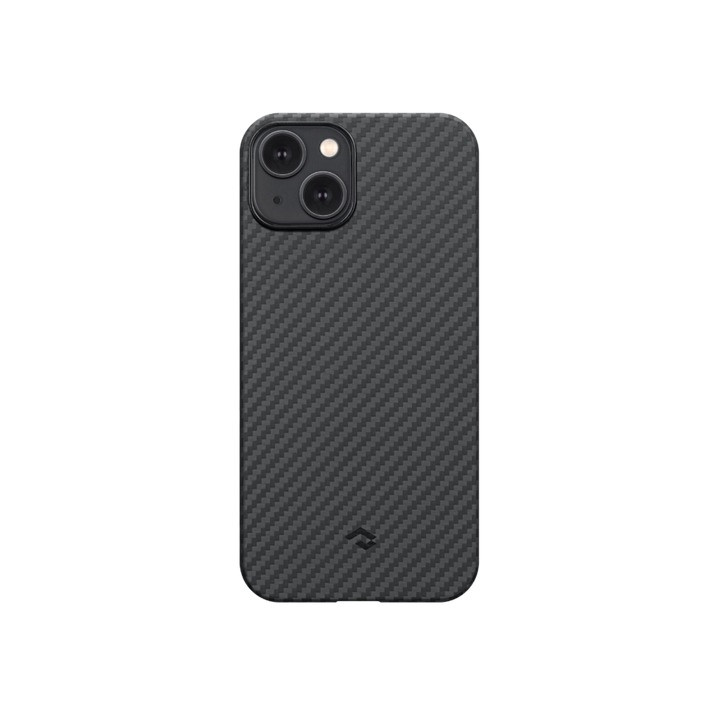 Чехол PITAKA MagEZ Case 3 для iPhone 14 черно-серый Кевлар 1500D Twill (KI1401)