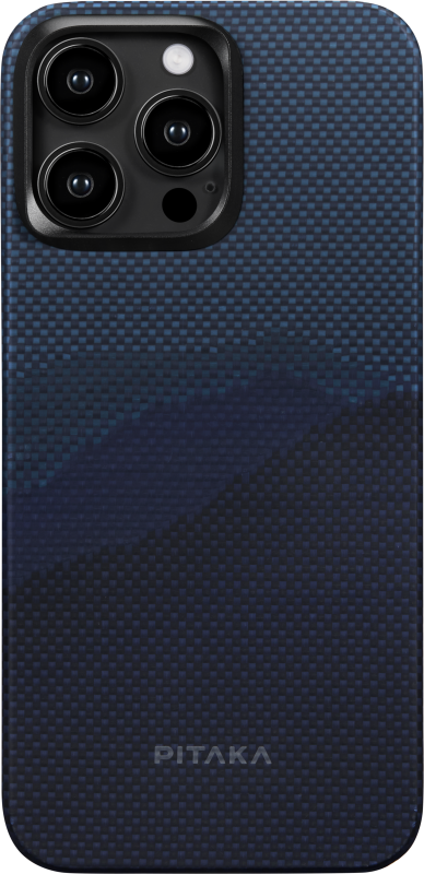 Чехол Pitaka MagEZ 4 StarPeak для iPhone 15 Pro, Кевлар, Over The Horizon