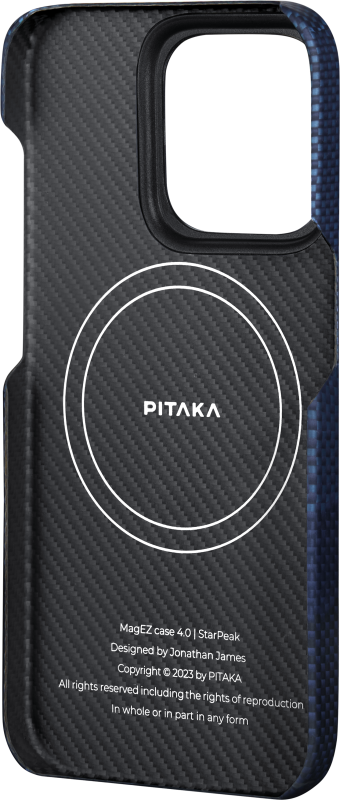 Чехол Pitaka MagEZ 4 StarPeak для iPhone 15 Pro, Кевлар, Over The Horizon