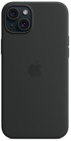 Чехол для iPhone 15 Plus Силиконовый Черный