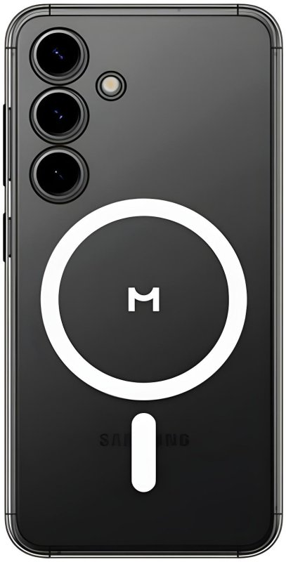 Чехол Magssory для Samsung Galaxy S25 Ultra, поликарбонат, с магнитами, прозрачный