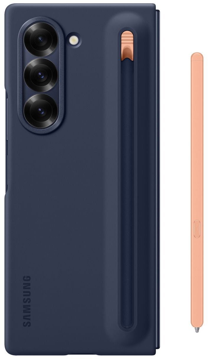 Чехол Samsung S Pen Case для Samsung Z Fold 6 Темно-синий