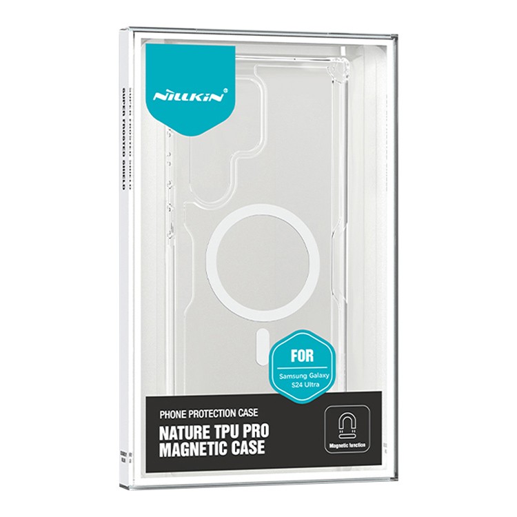 Чехол Nillkin для Samsung S24 Ultra Nature Термополиуретан Pro Magnetic White