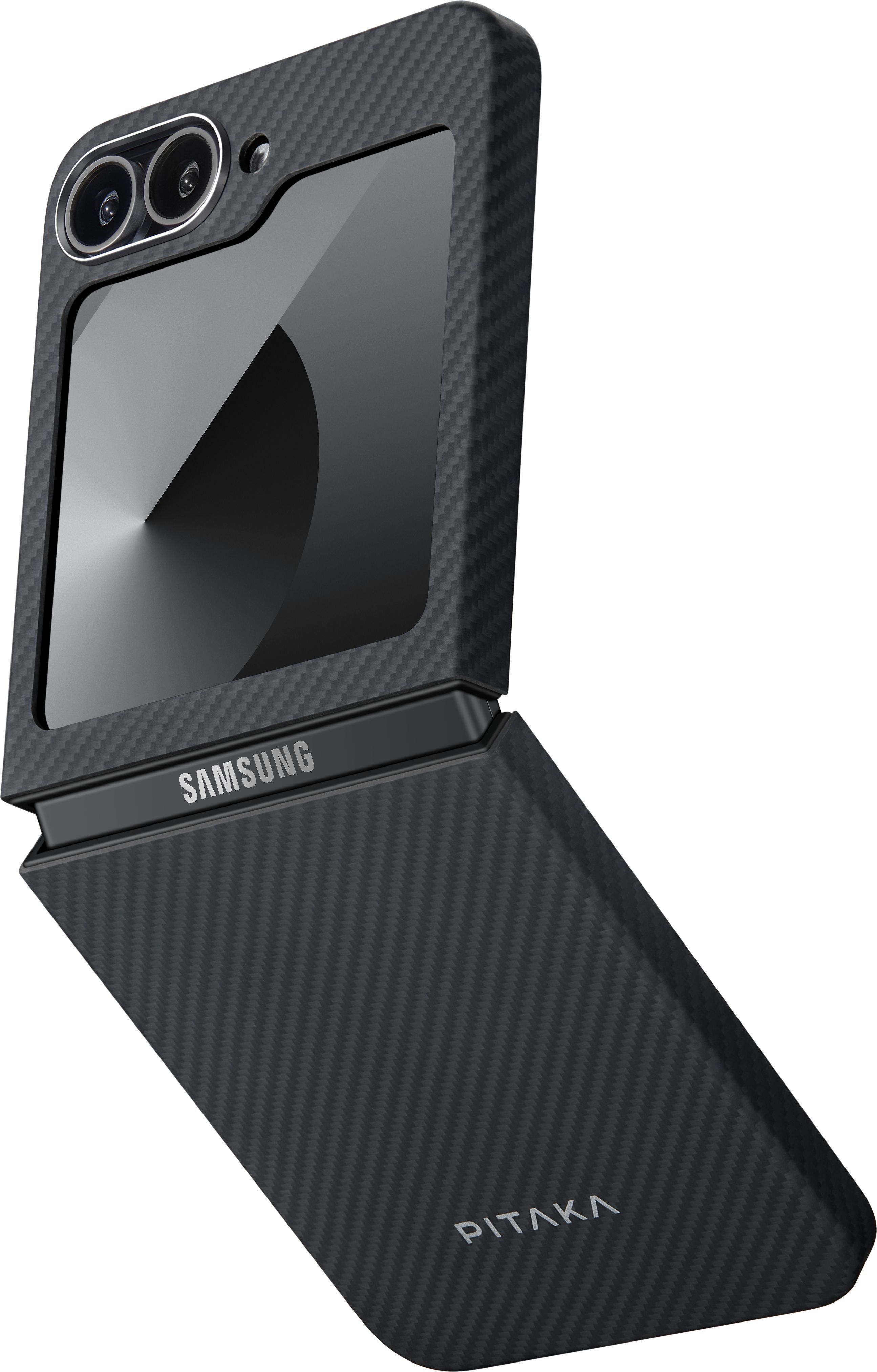 Чехол Pitaka Fusion Weaving MagEZ Case 5 для Samsung Z Flip6 черный