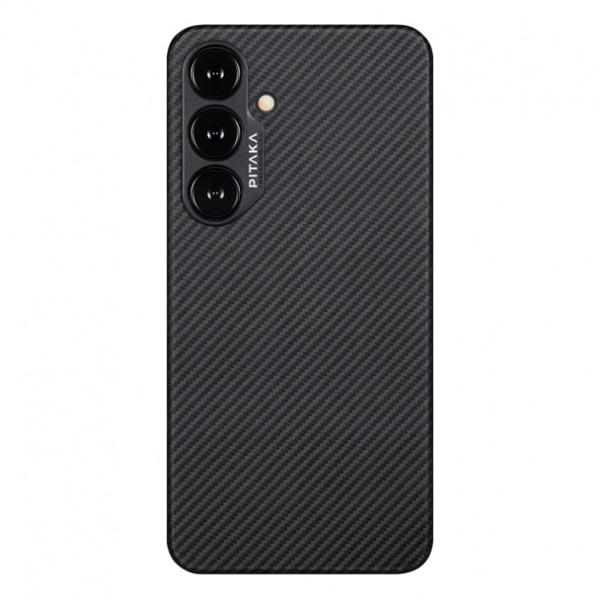 Чехол Pitaka MagEZ 4 Case для Samsung S24, Black/Grey Twill (KS2401)