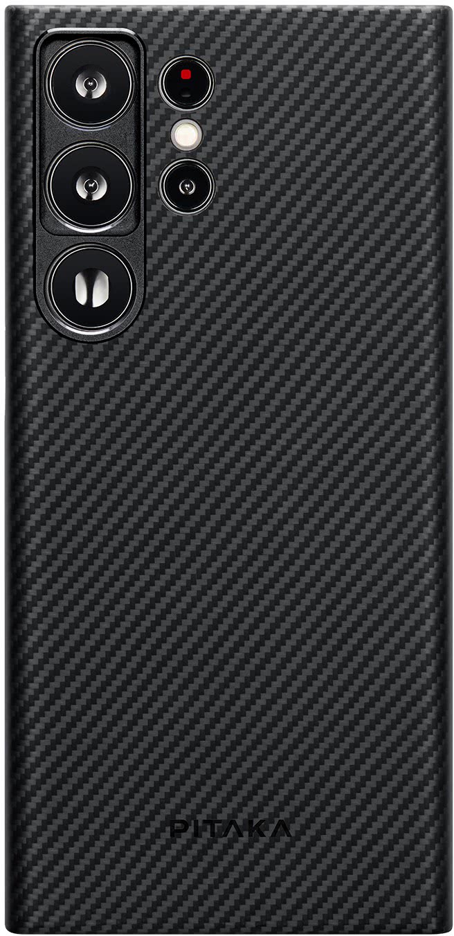 Чехол Pitaka MagEZ 4 Case для Samsung S23 Ultra, Black/Grey Twill (KS2301U)